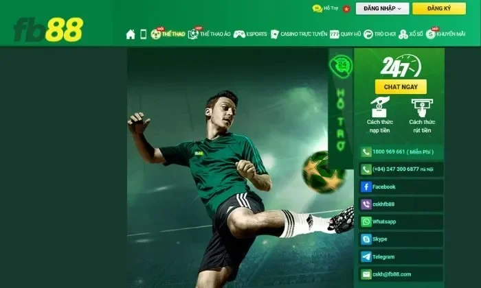 Hướng dẫn liên hệ trực tiếp đến nhà cái FB88