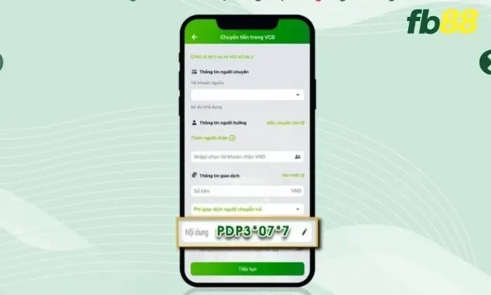 nạp tiền Fb88 Hướng dẫn cách nạp tiền Fb88 qua Internet Banking
