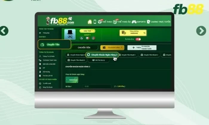 nạp tiền Fb88 Chọn một trong các ngân hàng nhận tiền của Fb88 để tiến hành nạp tiền